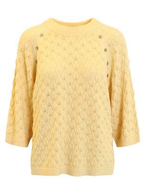 Gul pullover från Brandtex
